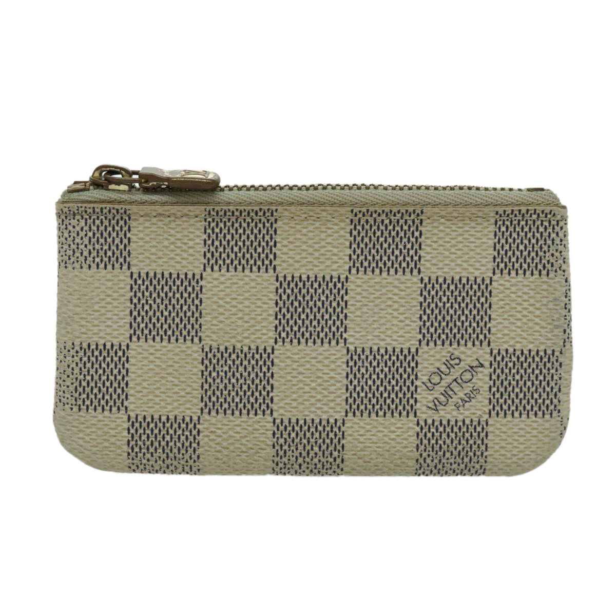 LOUIS VUITTON Damier Azur Pochette Cles Coin Purse N62659 LV 96552