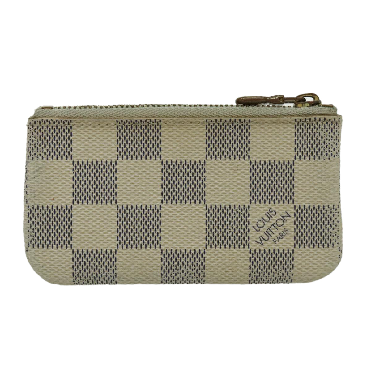 LOUIS VUITTON Damier Azur Pochette Cles Coin Purse N62659 LV 96552