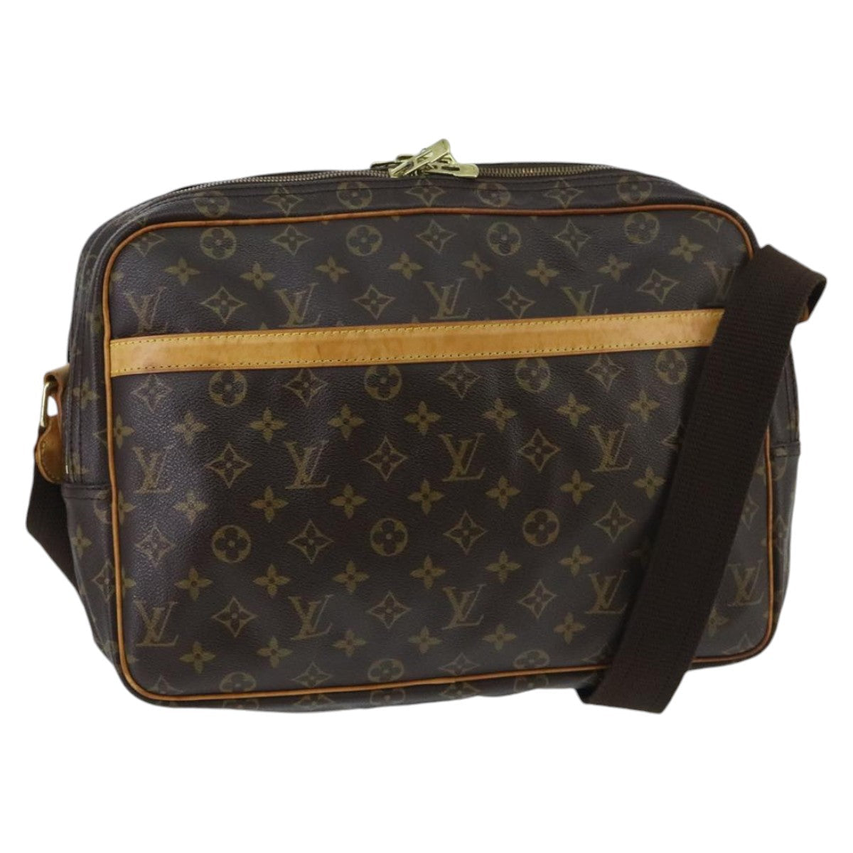 LOUIS VUITTON Monogram Reporter GM Shoulder Bag M45252 LV 96564