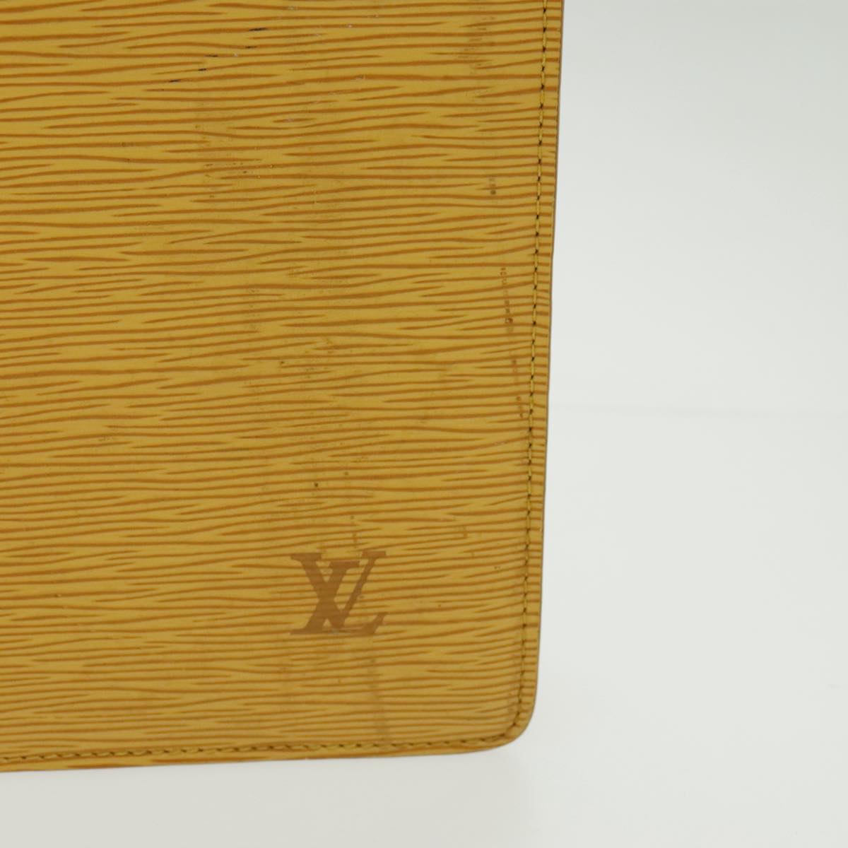 LOUIS VUITTON Epi Sac Plat Hand Bag Yellow M52079 LV 96576