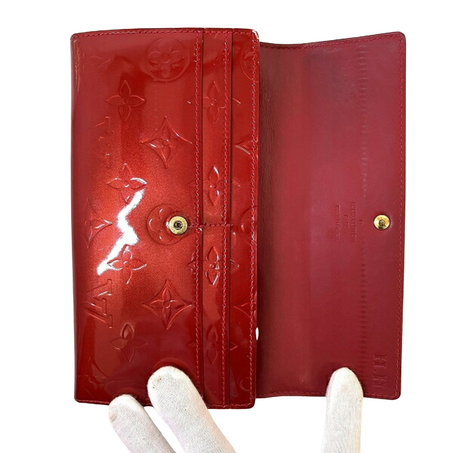 Louis Vuitton Sarah  Patent Leather Wallet  ()