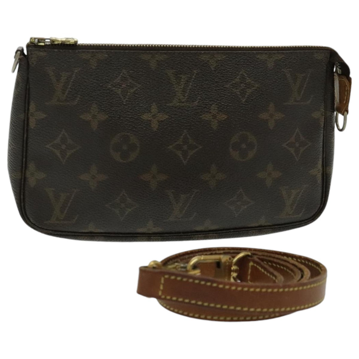 LOUIS VUITTON Monogram Pochette Accessoires Pouch M51980 LV 96638