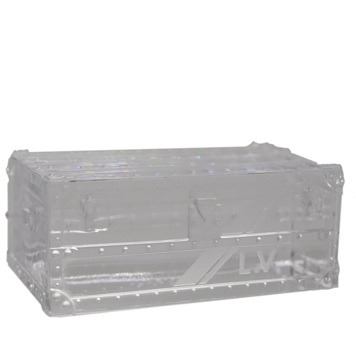 LOUIS VUITTON Paper weight metal Clear LV 96699