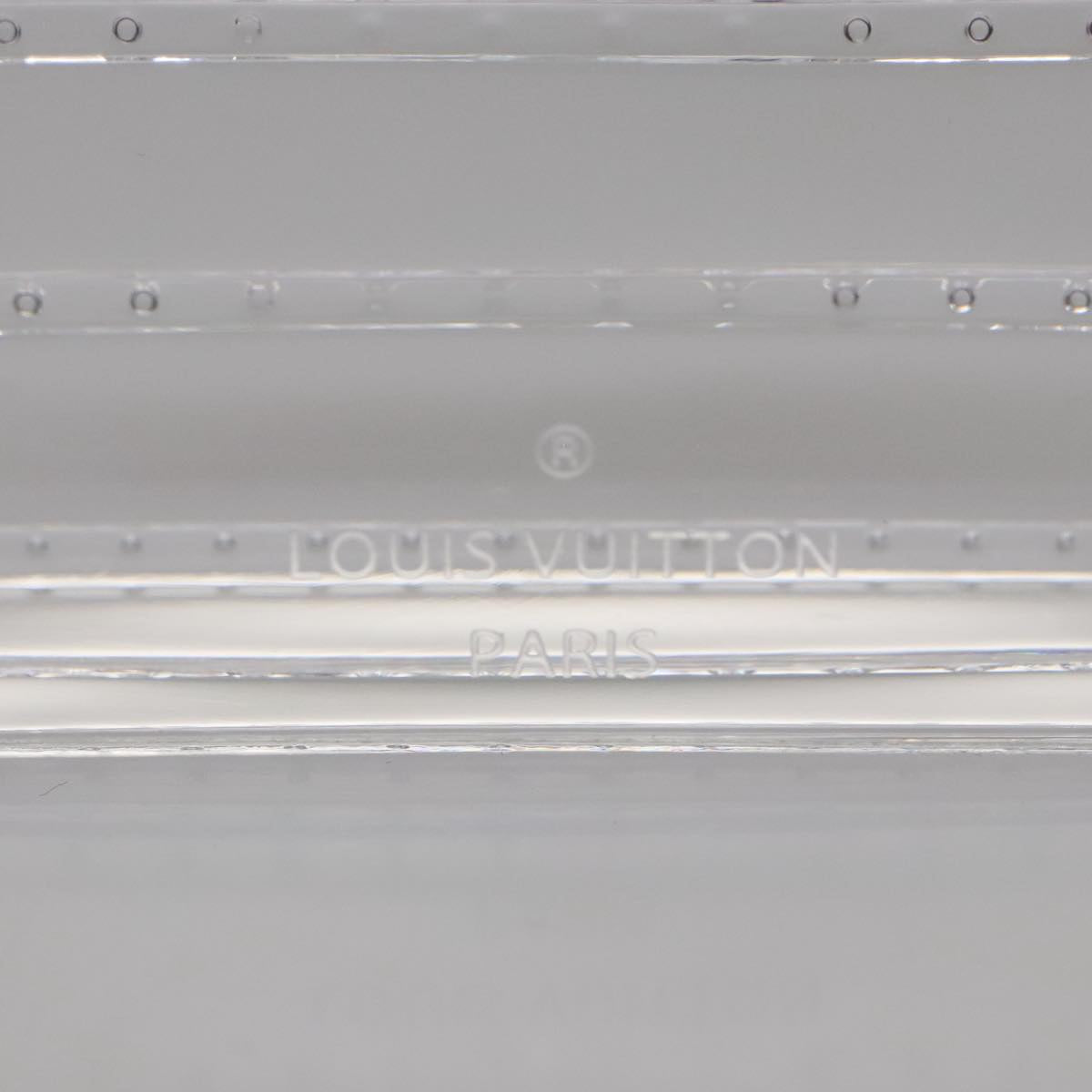 LOUIS VUITTON Paper weight metal Clear LV 96699