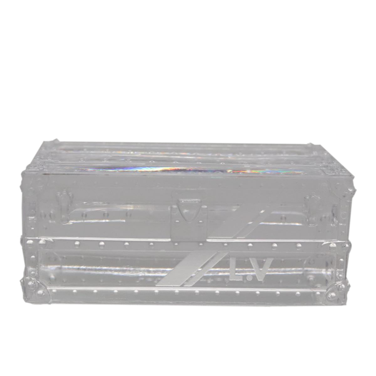 LOUIS VUITTON Paper weight metal Clear LV 96699