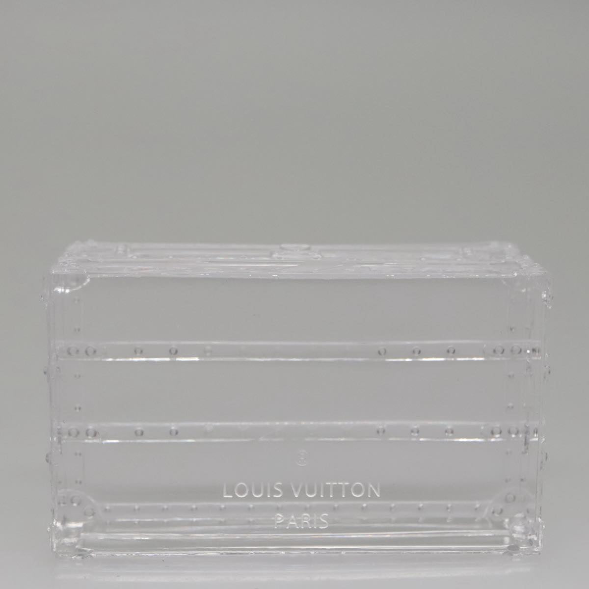 LOUIS VUITTON Paper weight metal Clear LV 96699