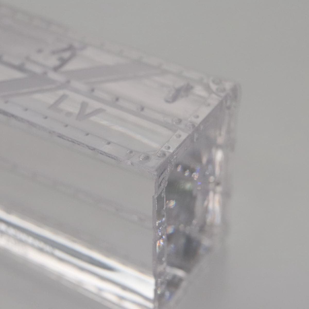 LOUIS VUITTON Paper weight metal Clear LV 96699