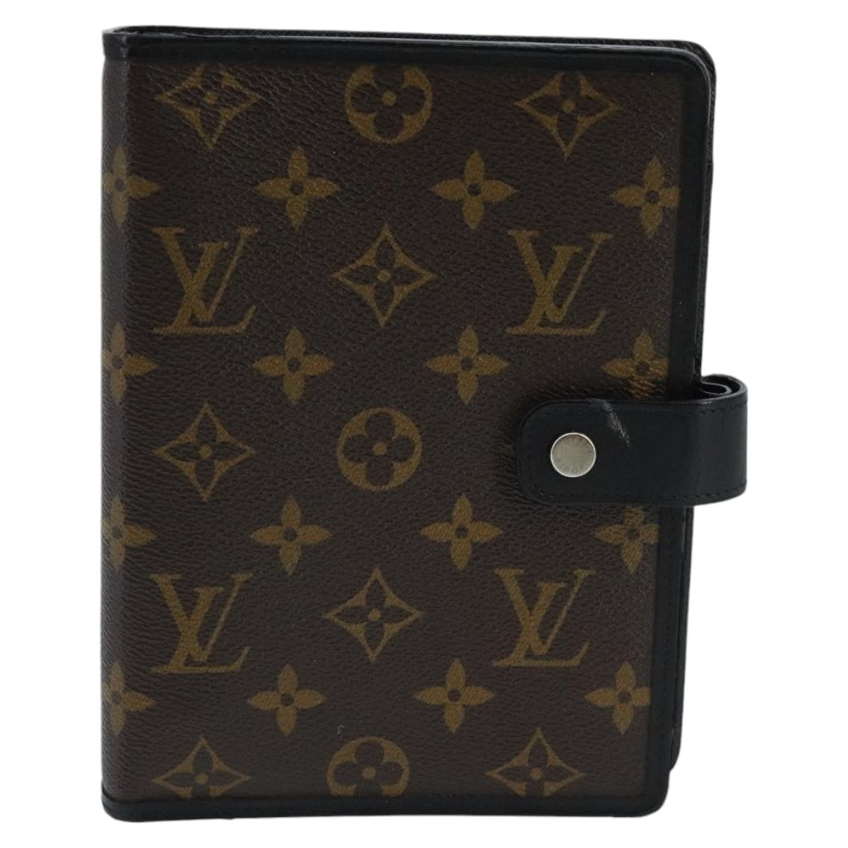 LOUIS VUITTON Monogram Macassar Agenda MM Day Planner Cover R21084 96736