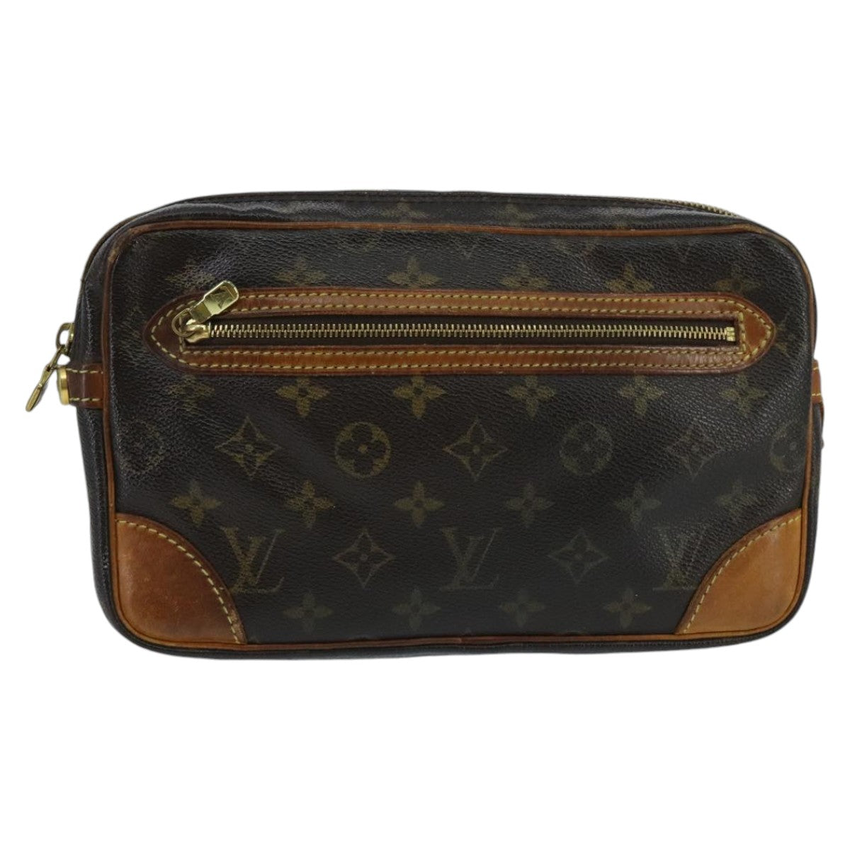 LOUIS VUITTON Monogram Marly Dragonne GM Clutch Bag M51825 LV 96753