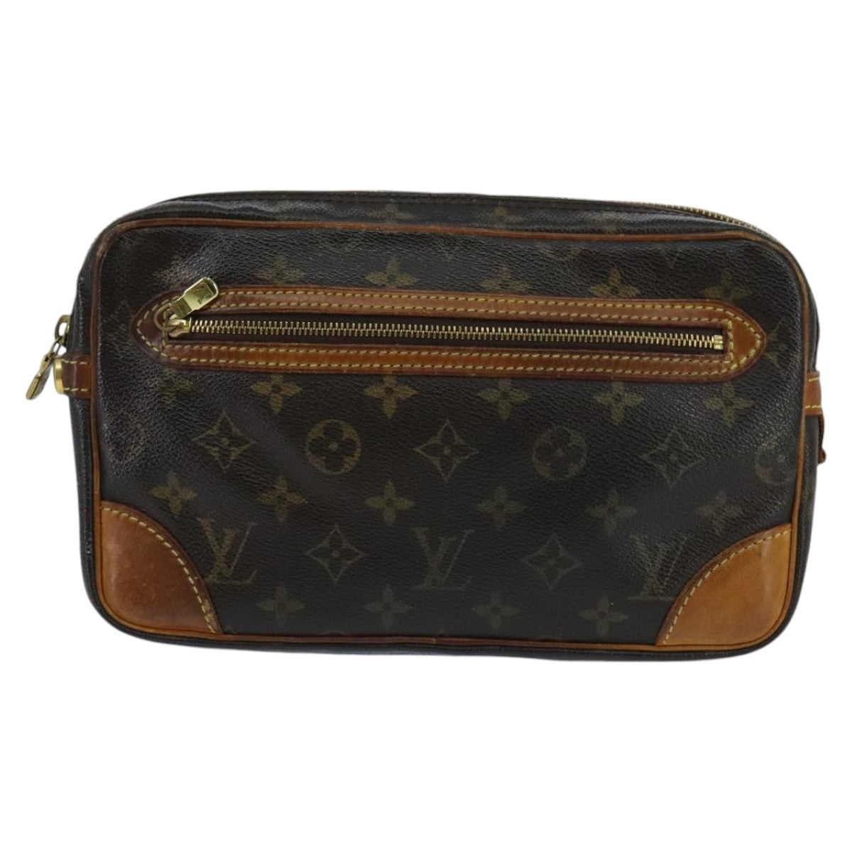 LOUIS VUITTON Monogram Marly Dragonne GM Clutch Bag M51825 LV 96753