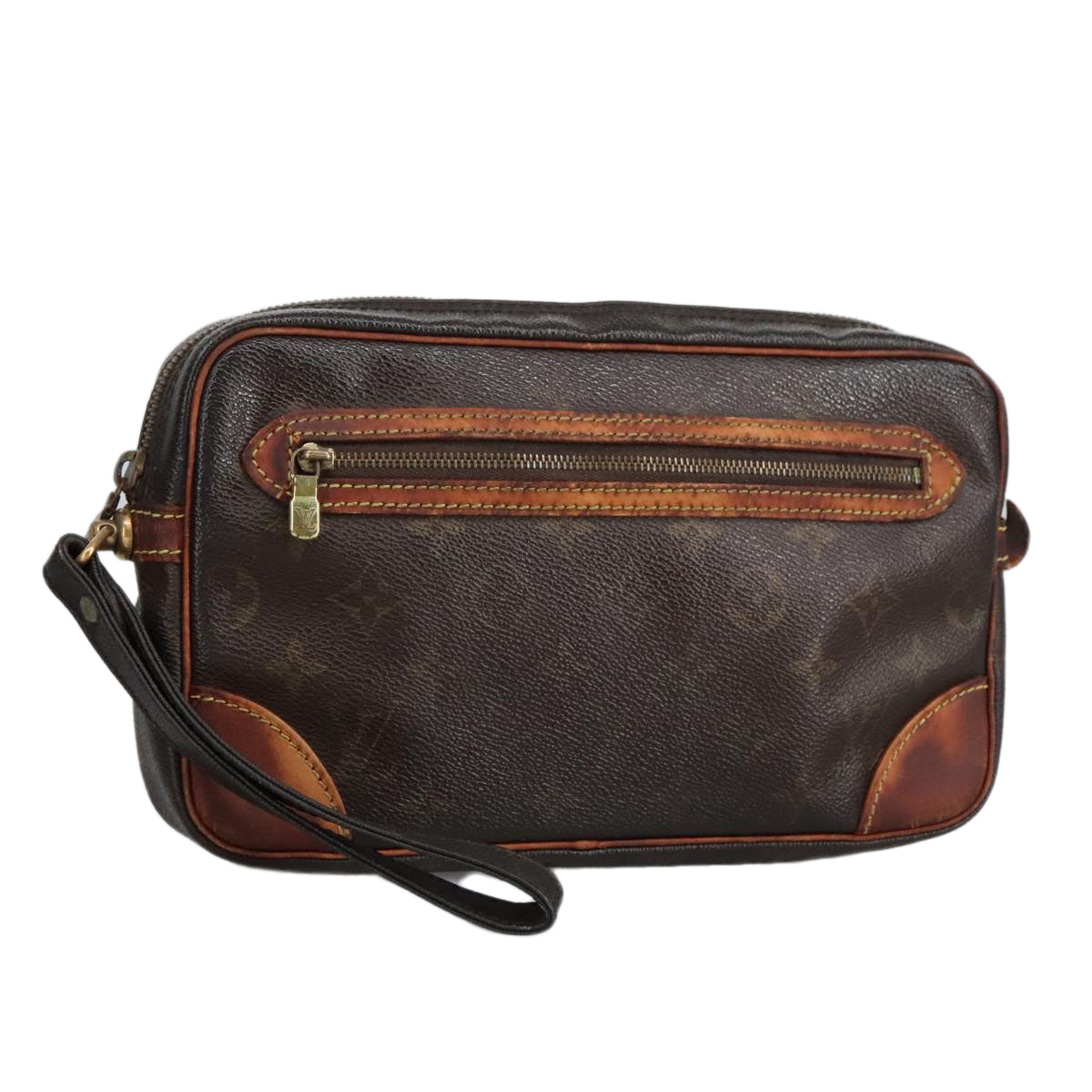 LOUIS VUITTON Monogram Marly Dragonne GM Clutch Bag M51825 LV 96754