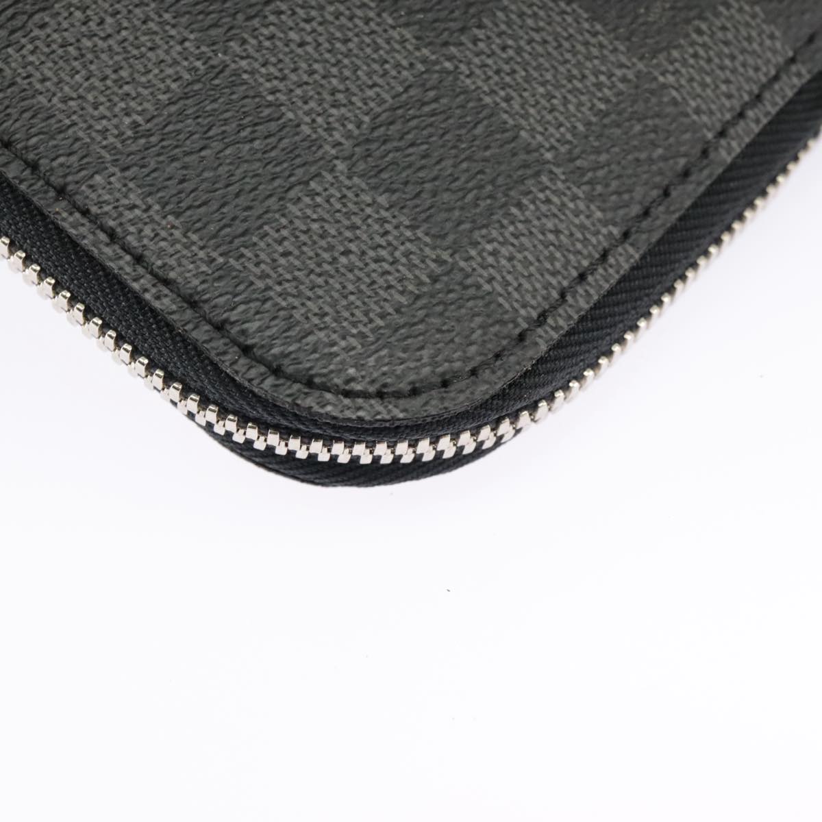 LOUIS VUITTON Damier Graphite Etui 5 Cravat Necktie Case N41136 LV 96758