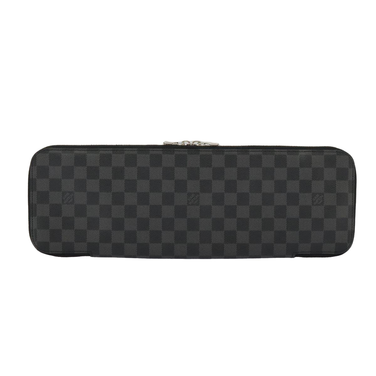 LOUIS VUITTON Damier Graphite Etui 5 Cravat Necktie Case N41136 LV 96758