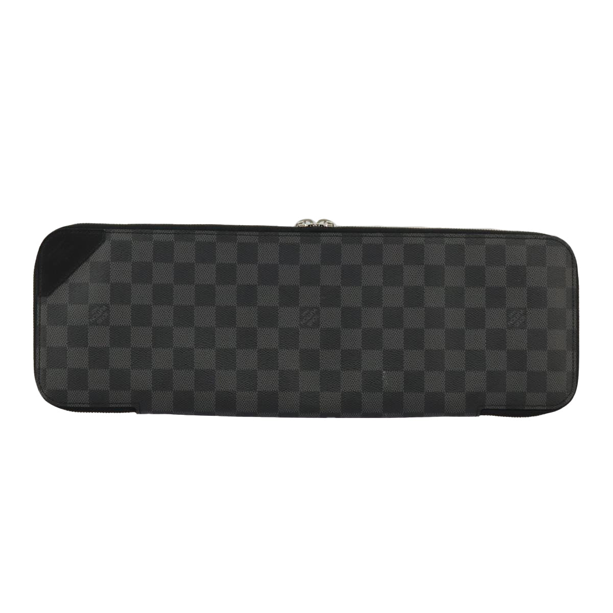 LOUIS VUITTON Damier Graphite Etui 5 Cravat Necktie Case N41136 LV 96758