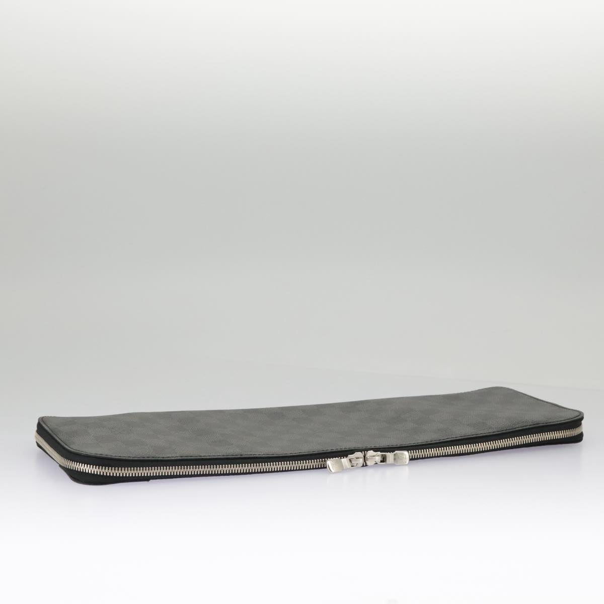 LOUIS VUITTON Damier Graphite Etui 5 Cravat Necktie Case N41136 LV 96758