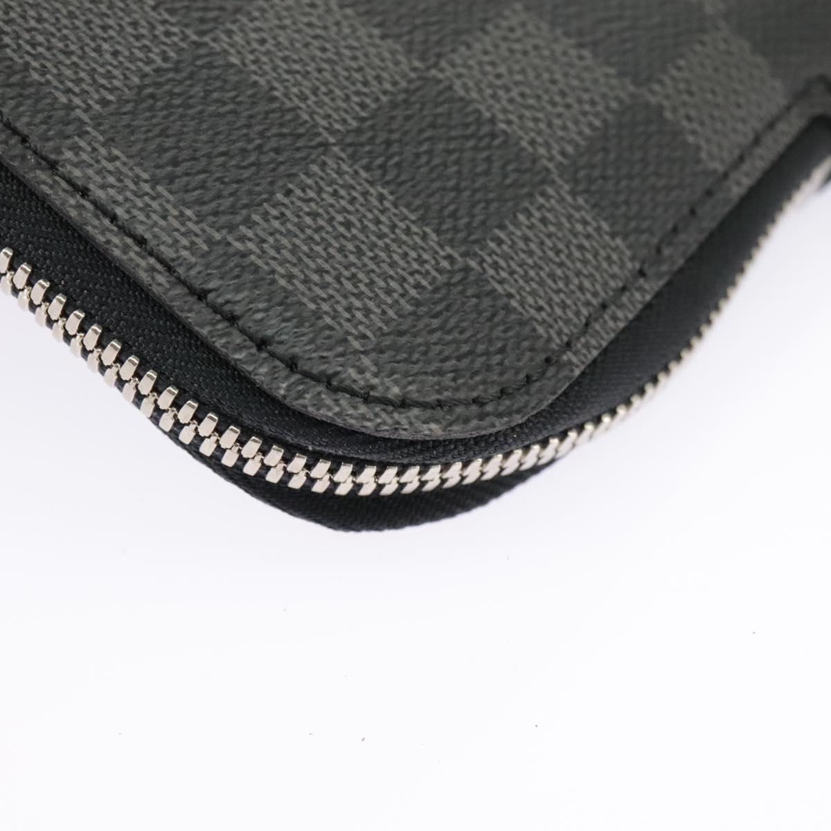 LOUIS VUITTON Damier Graphite Etui 5 Cravat Necktie Case N41136 LV 96758