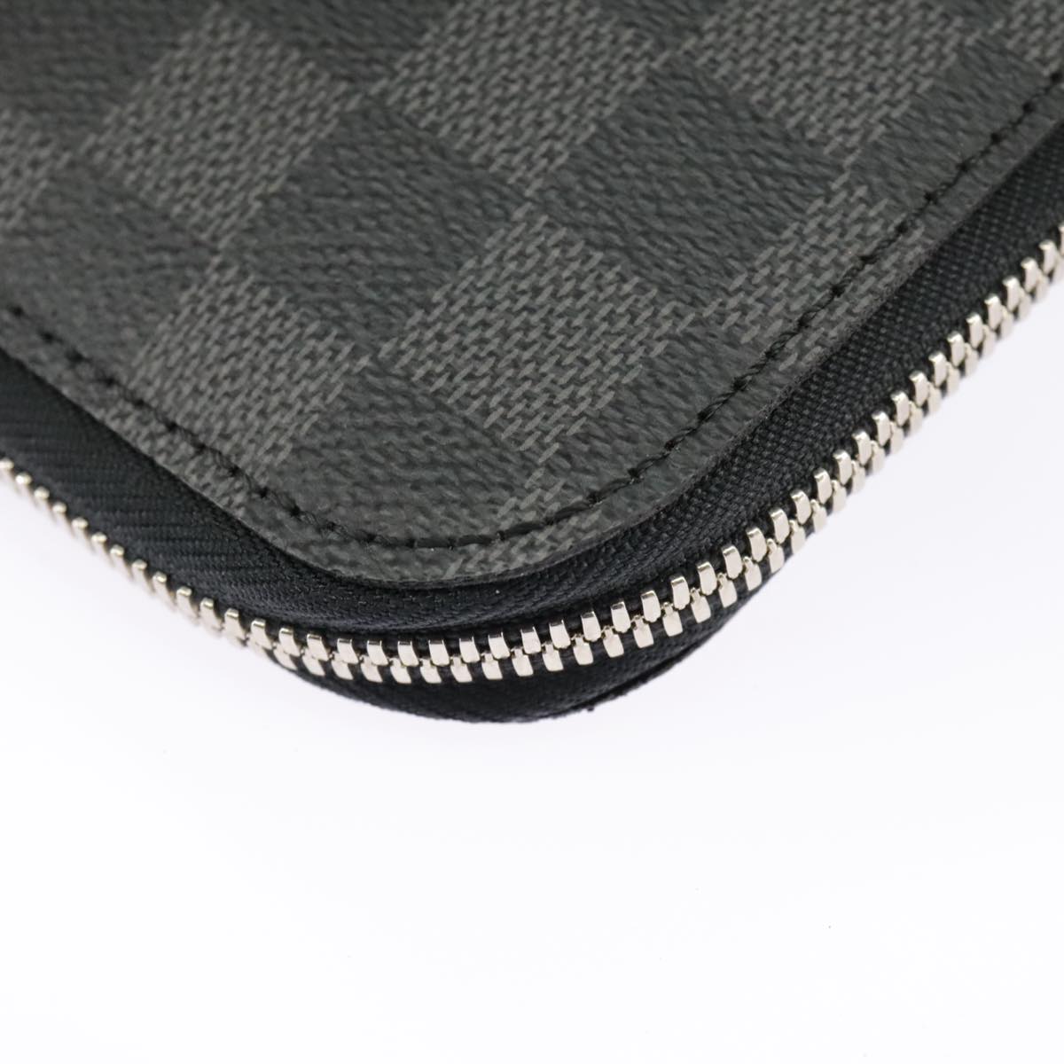 LOUIS VUITTON Damier Graphite Etui 5 Cravat Necktie Case N41136 LV 96758