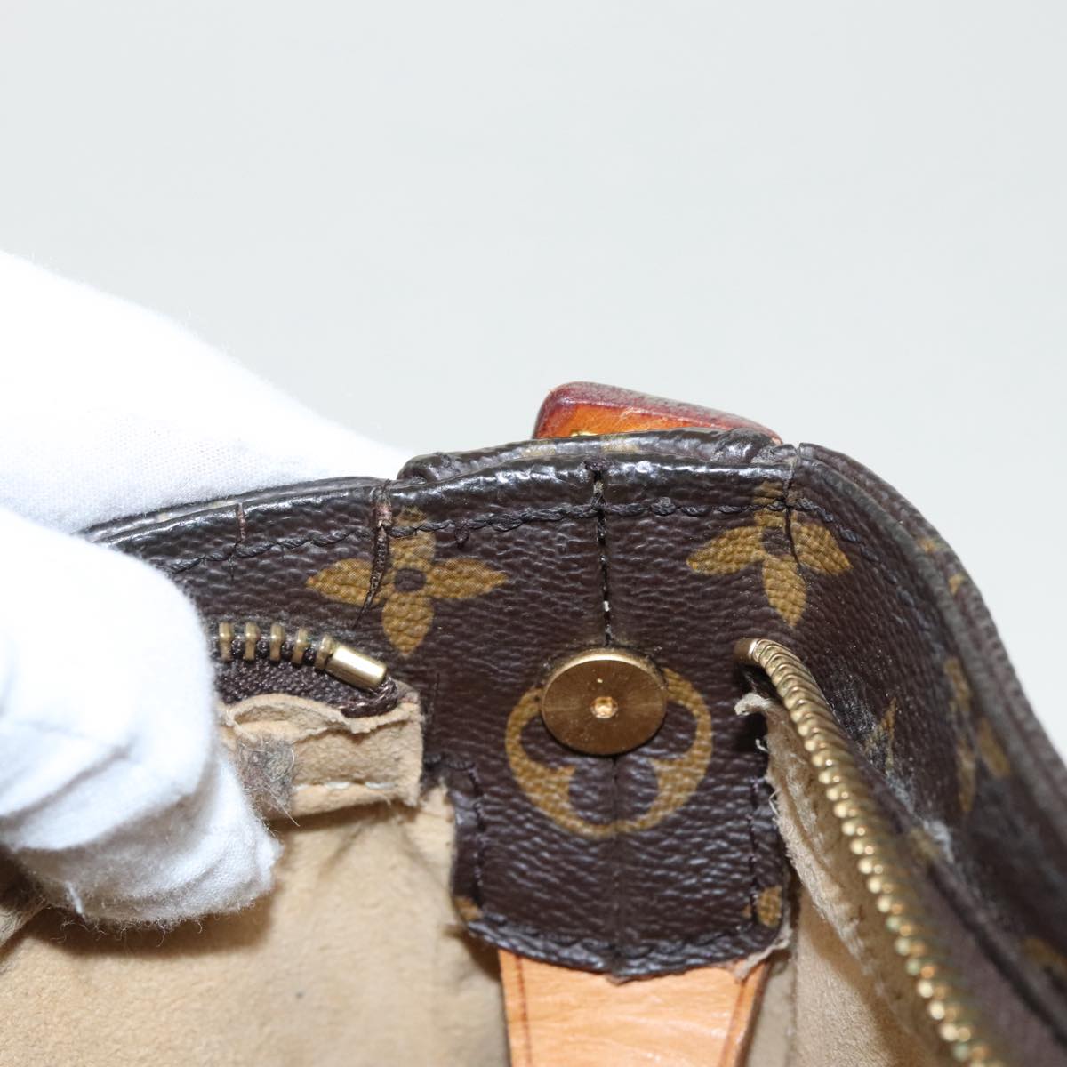 LOUIS VUITTON Monogram Looping GM Shoulder Bag M51145 LV 96781