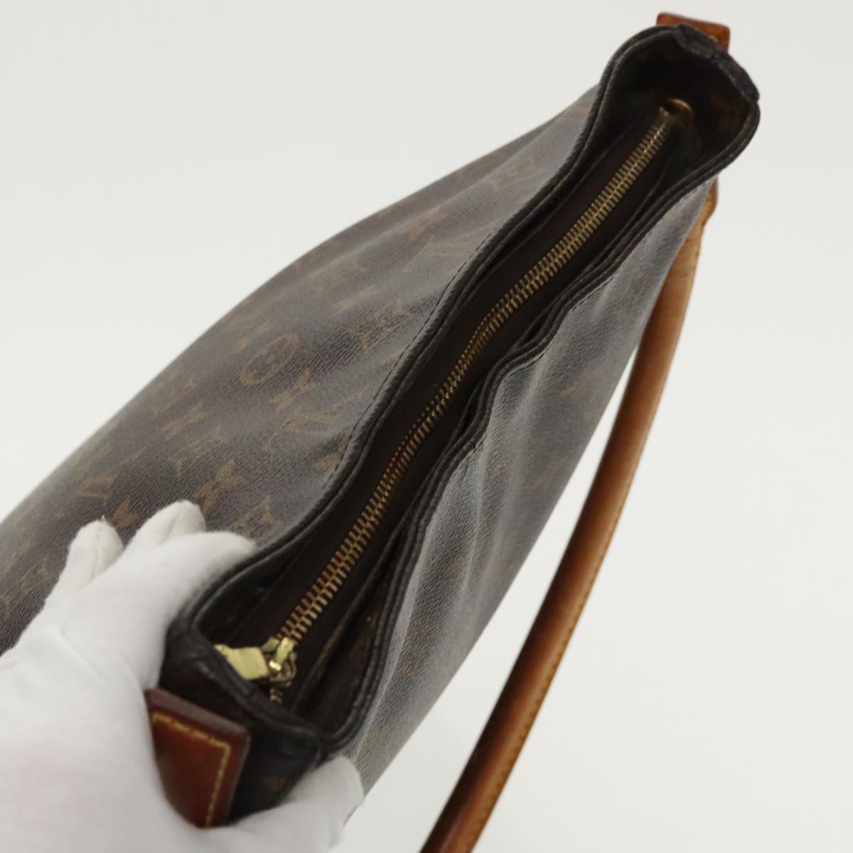 LOUIS VUITTON Monogram Looping GM Shoulder Bag M51145 LV 96781