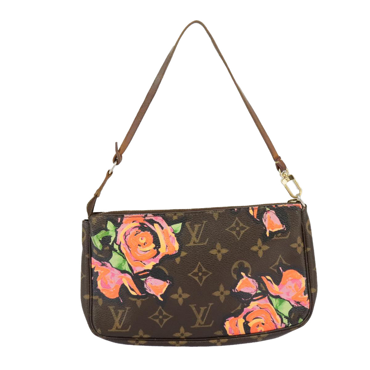 LOUIS VUITTON Monogram rose Pochette Accessoires Pouch M48615 LV 96785
