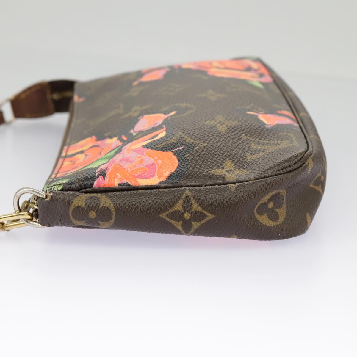 LOUIS VUITTON Monogram rose Pochette Accessoires Pouch M48615 LV 96785