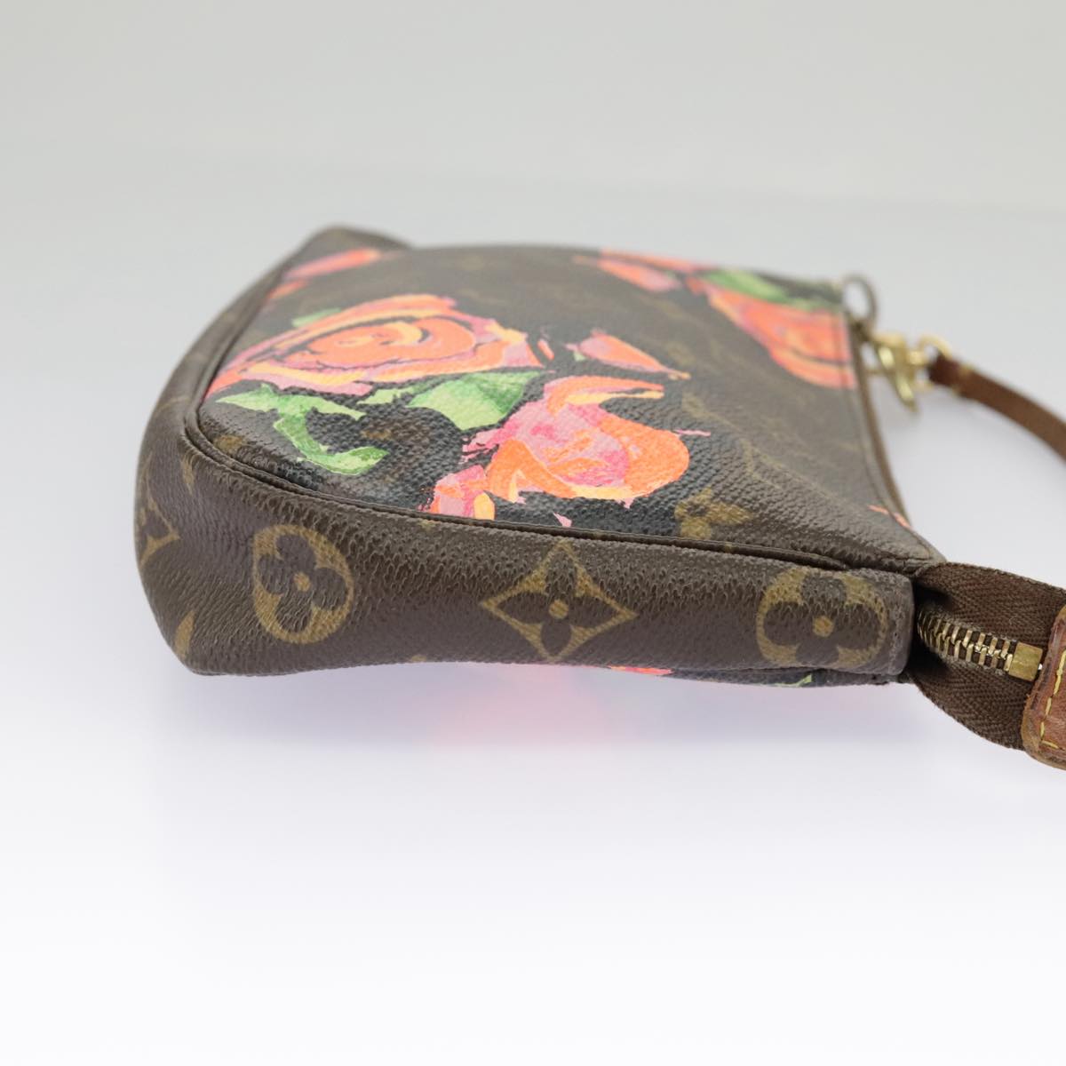 LOUIS VUITTON Monogram rose Pochette Accessoires Pouch M48615 LV 96785