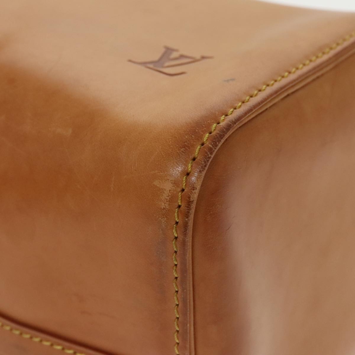 LOUIS VUITTON Nomad leather Speedy 30 Hand Bag Beige M85392 LV 96808
