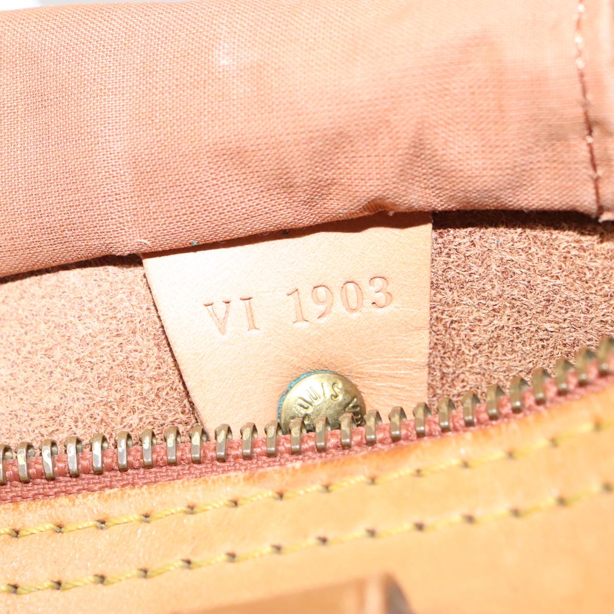 LOUIS VUITTON Nomad leather Speedy 30 Hand Bag Beige M85392 LV 96808
