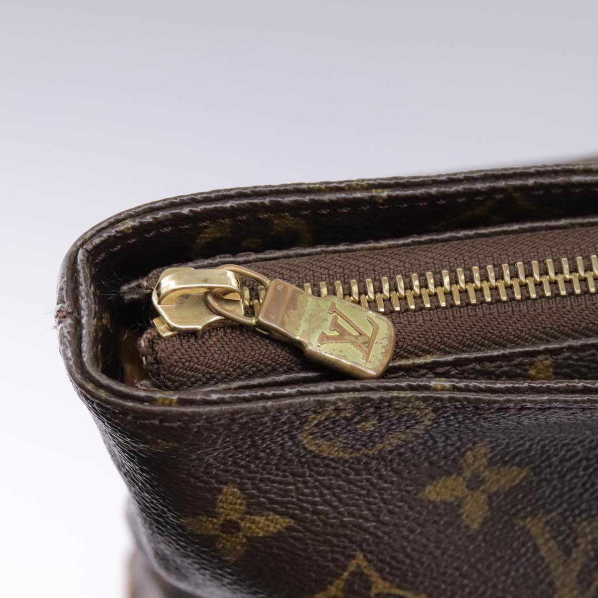 LOUIS VUITTON Monogram Cabas Mezzo Tote Bag M51151 LV 96815