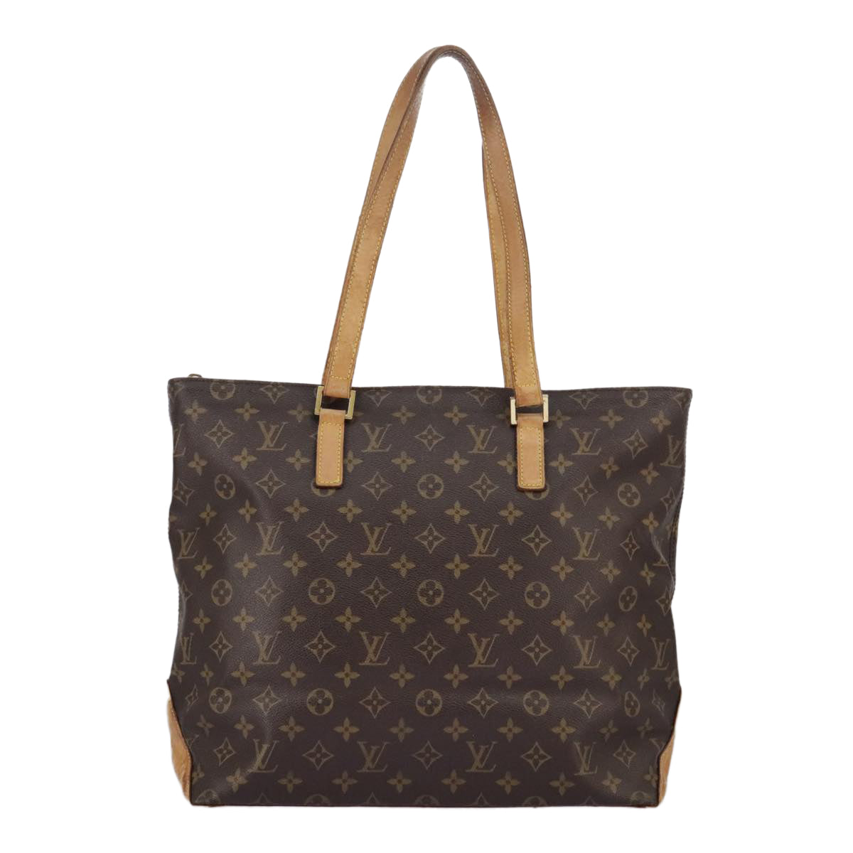 LOUIS VUITTON Monogram Cabas Mezzo Tote Bag M51151 LV 96815
