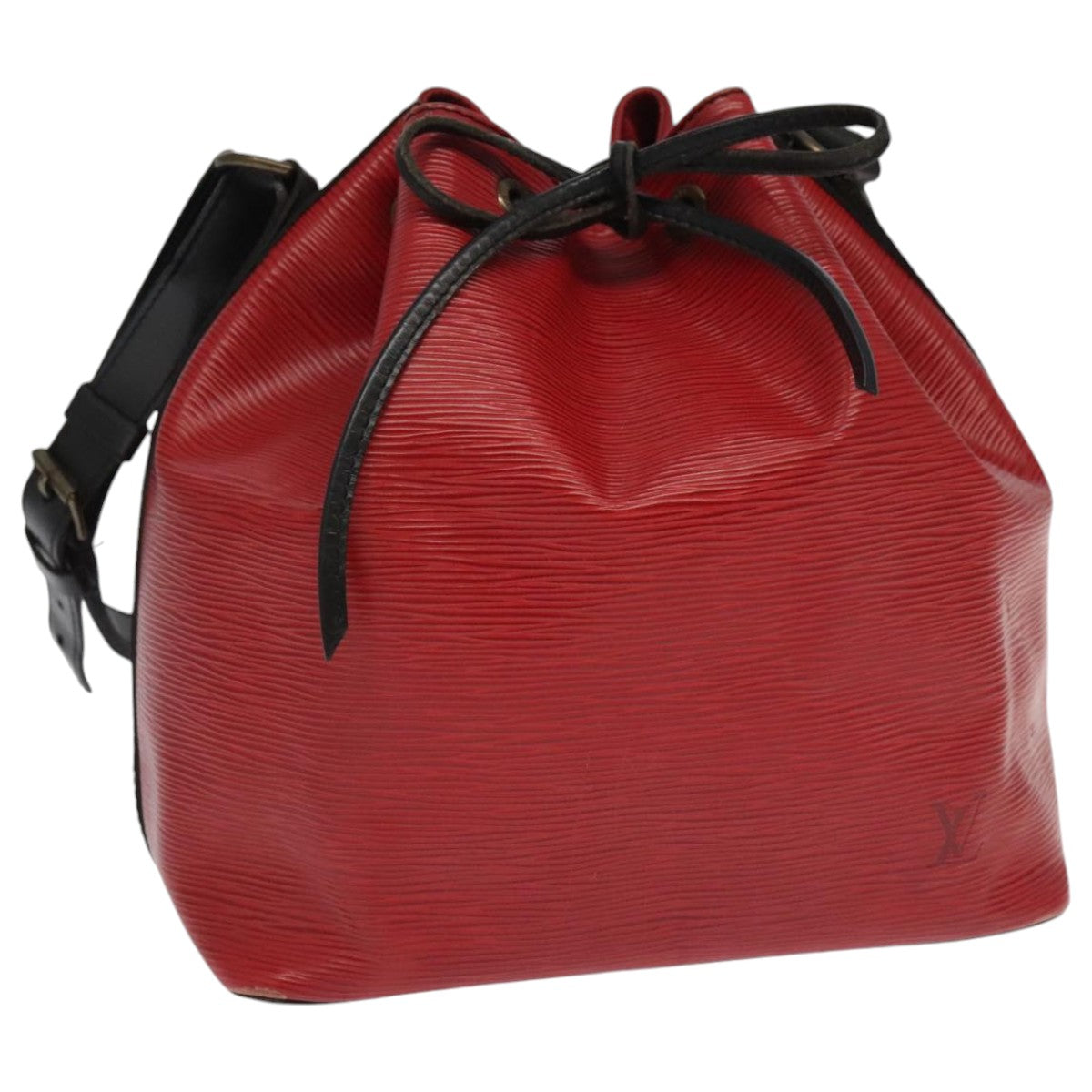 LOUIS VUITTON Epi Petit Noe Shoulder Bag By color Black Red M44172 LV 96817