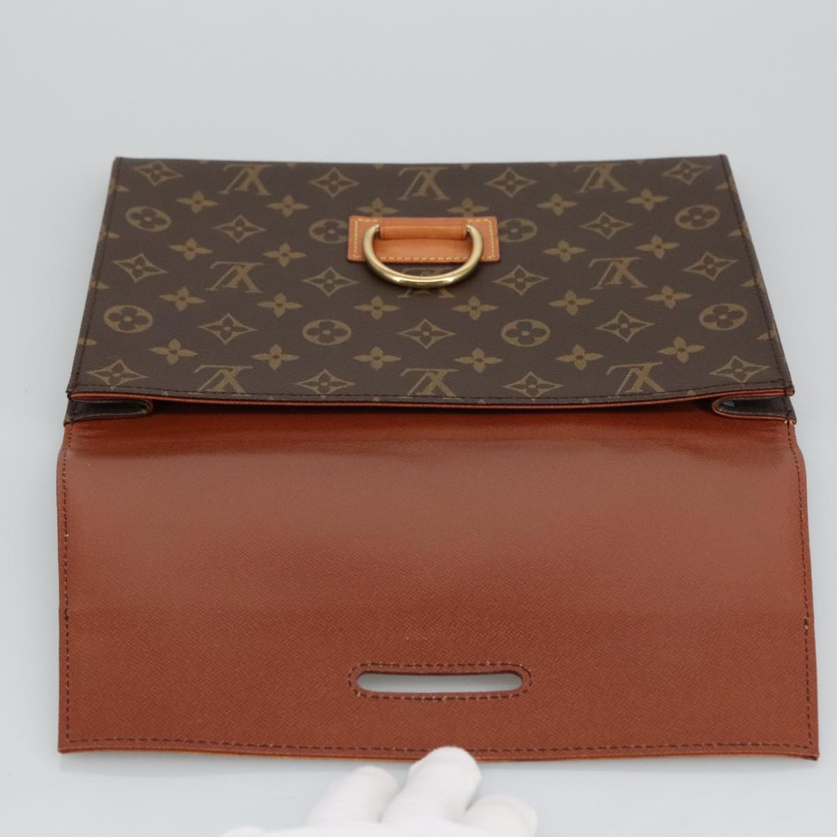 LOUIS VUITTON Monogram Jena Clutch Bag M51808 LV 96821