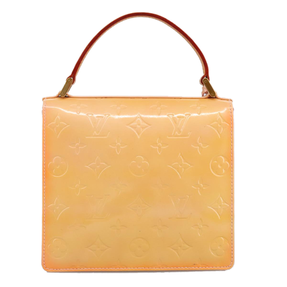 LOUIS VUITTON Vernis Spring Street Hand Bag Marshmallow Pink M91033 96826