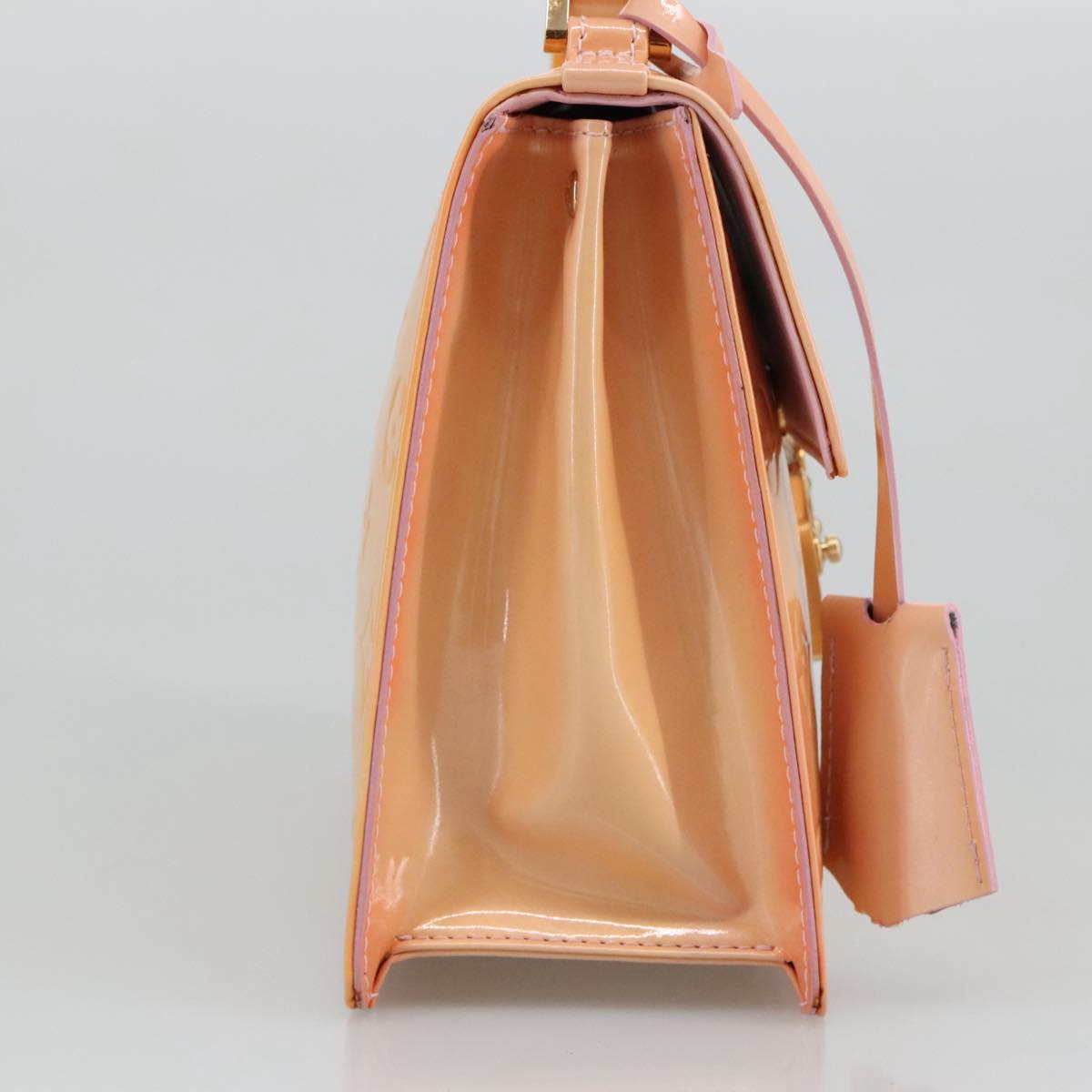 LOUIS VUITTON Vernis Spring Street Hand Bag Marshmallow Pink M91033 96826