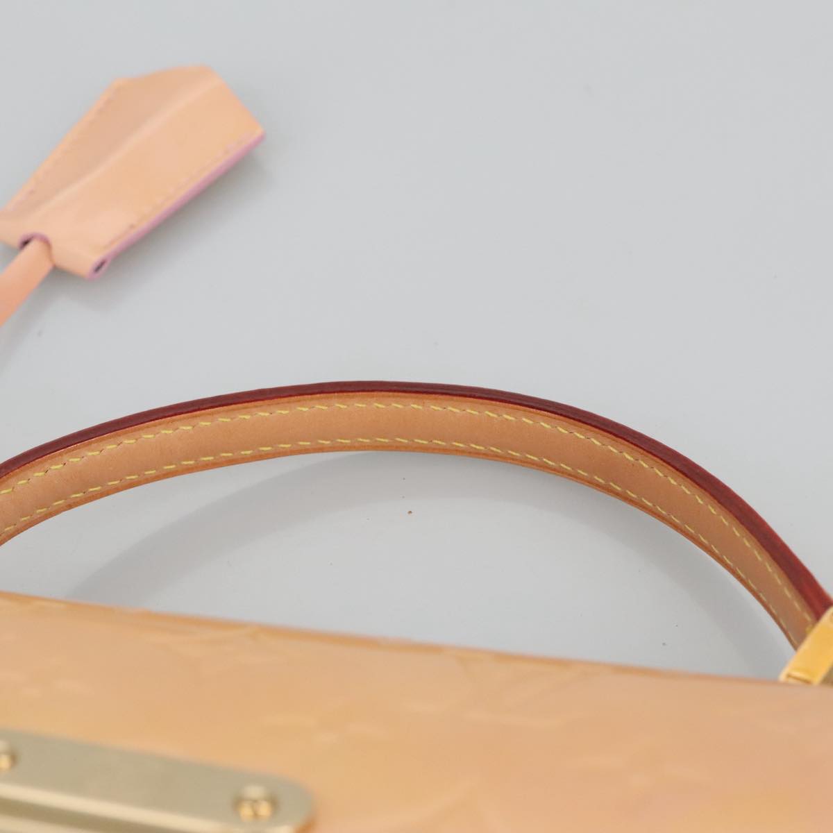 LOUIS VUITTON Vernis Spring Street Hand Bag Marshmallow Pink M91033 96826