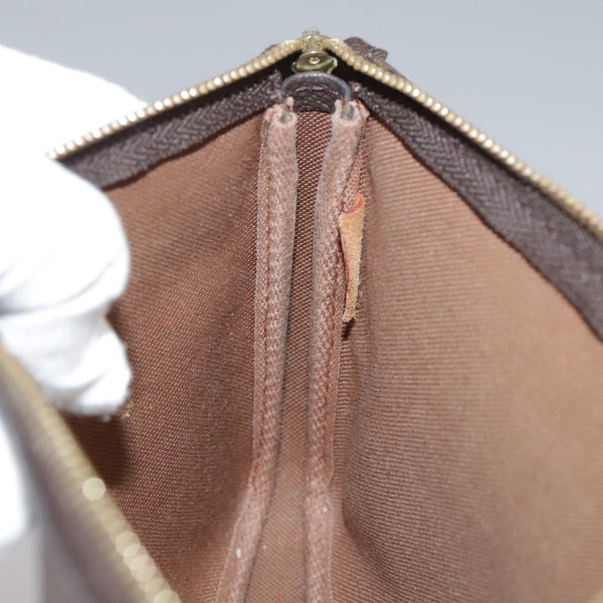 LOUIS VUITTON Monogram Pochette Accessoires Pouch M51980 LV 96836