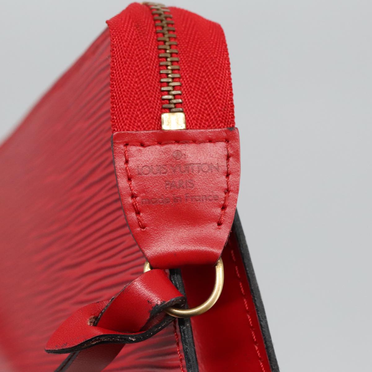 LOUIS VUITTON Epi Pochette Accessoires Accessory Pouch Red M52987 96846