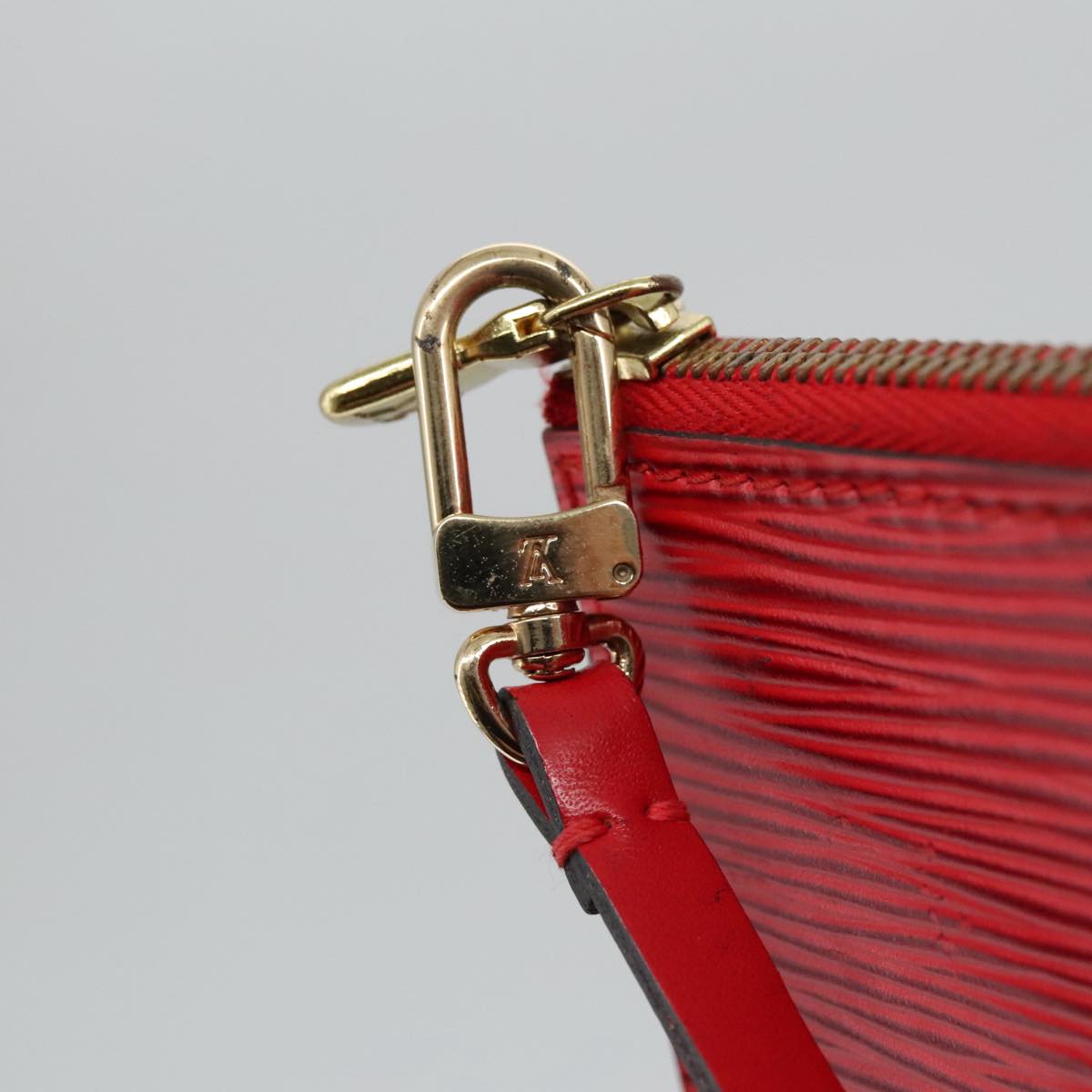 LOUIS VUITTON Epi Pochette Accessoires Accessory Pouch Red M52987 96846