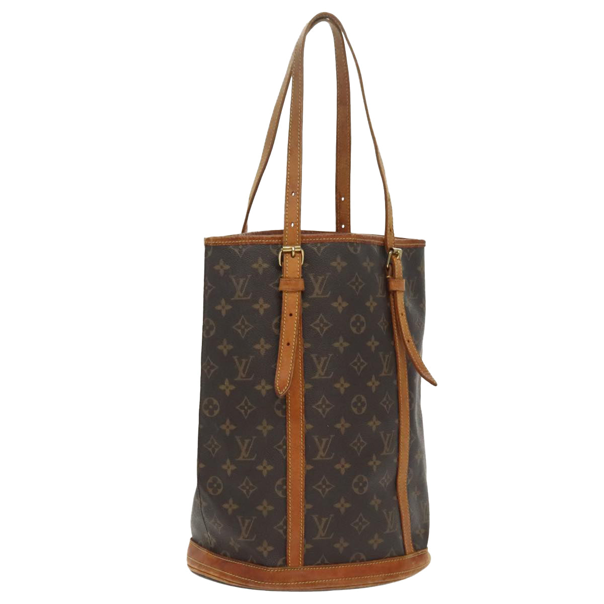 LOUIS VUITTON Monogram Bucket GM Shoulder Bag M42236 LV 96848