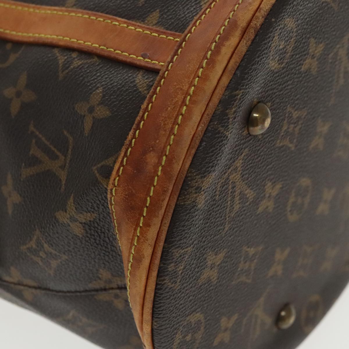 LOUIS VUITTON Monogram Bucket GM Shoulder Bag M42236 LV 96848