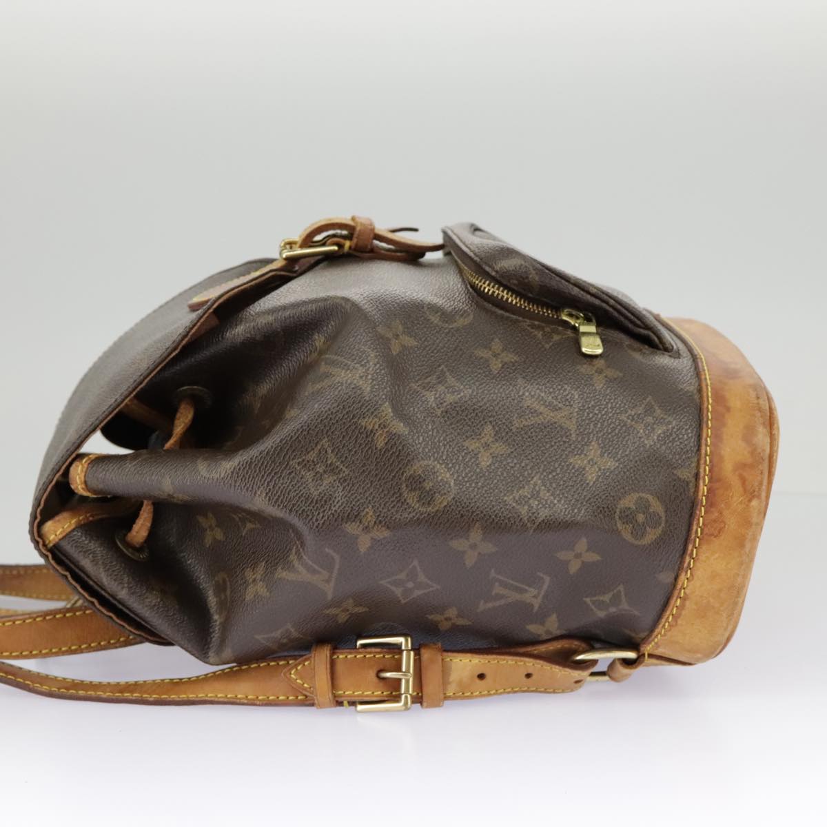 LOUIS VUITTON Monogram Montsouris MM Backpack M51136 LV 96860