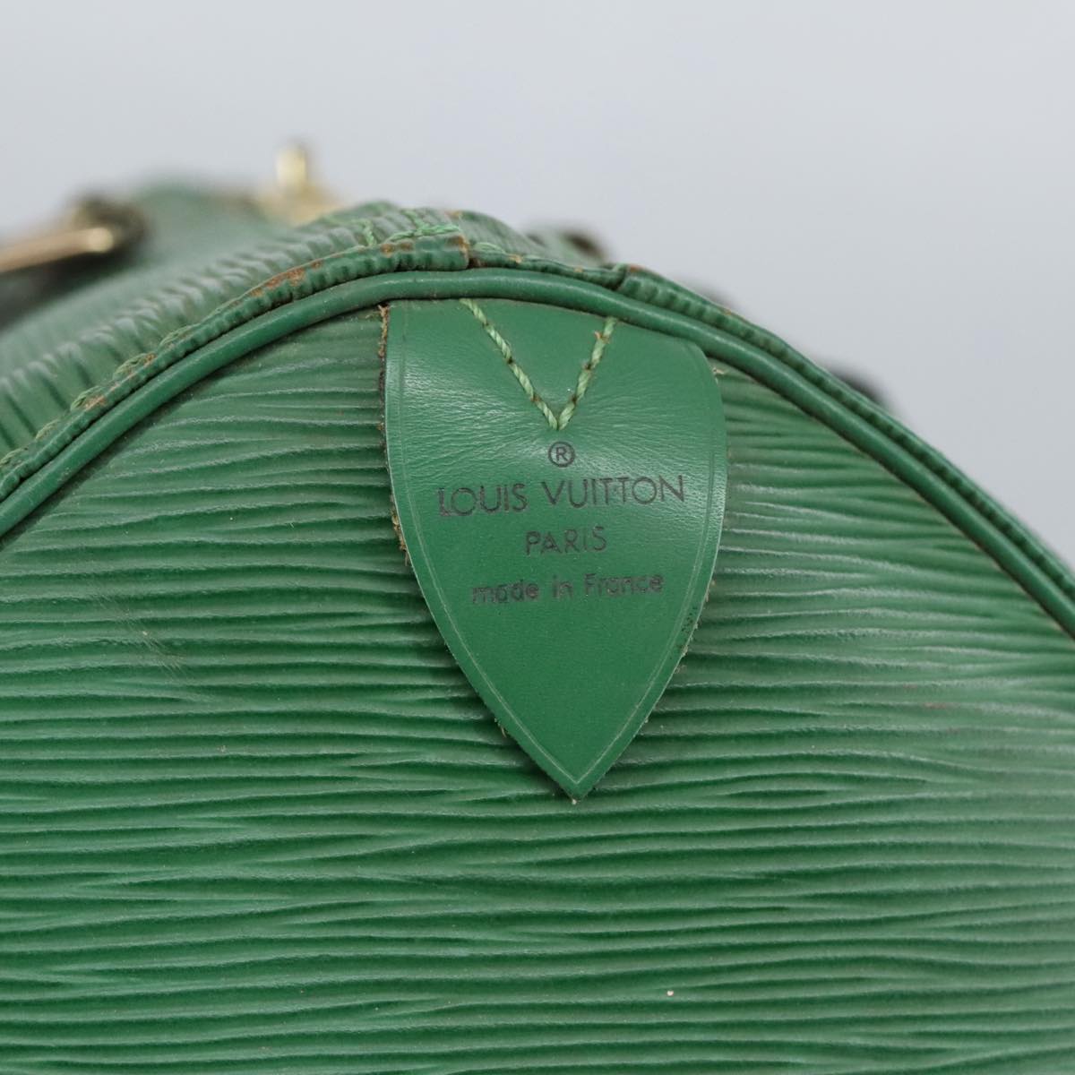 LOUIS VUITTON Epi Keepall 45 Boston Bag Green M42974 LV 96866