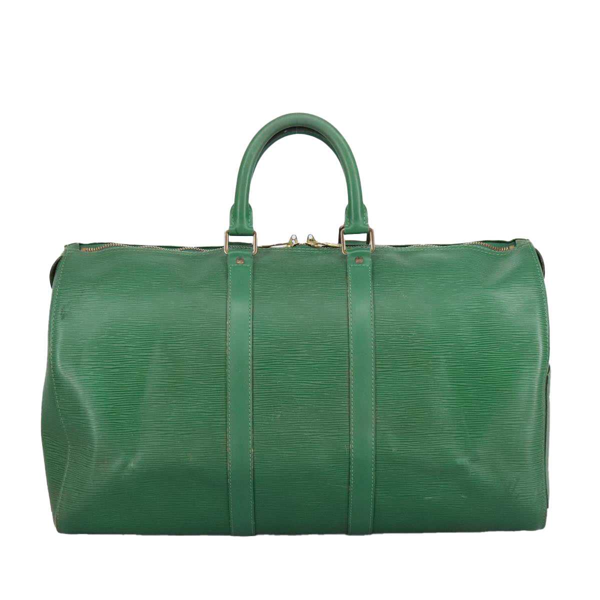 LOUIS VUITTON Epi Keepall 45 Boston Bag Green M42974 LV 96866