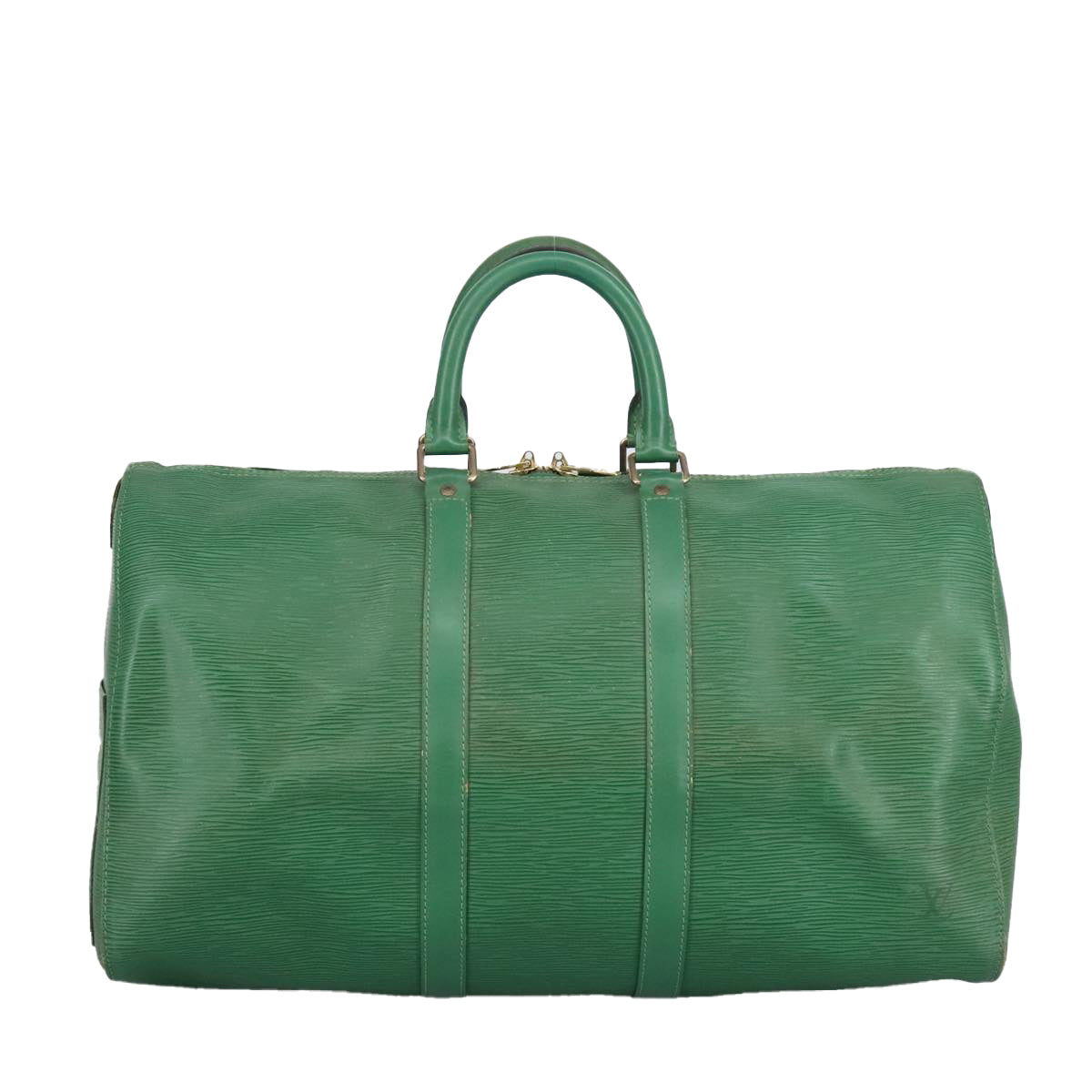 LOUIS VUITTON Epi Keepall 45 Boston Bag Green M42974 LV 96866