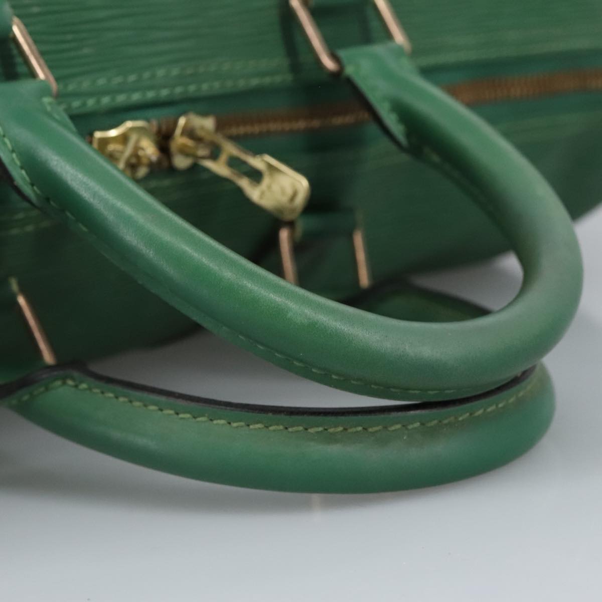 LOUIS VUITTON Epi Keepall 45 Boston Bag Green M42974 LV 96866