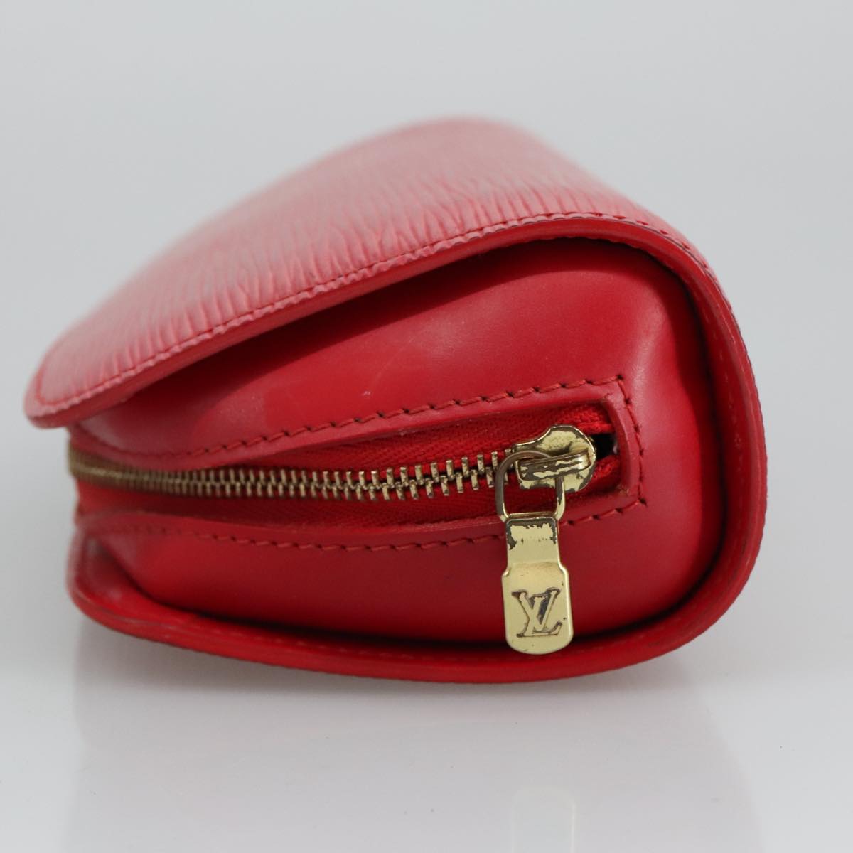 LOUIS VUITTON Epi Dauphine PM Pouch Castilian Red M48447 LV 96892