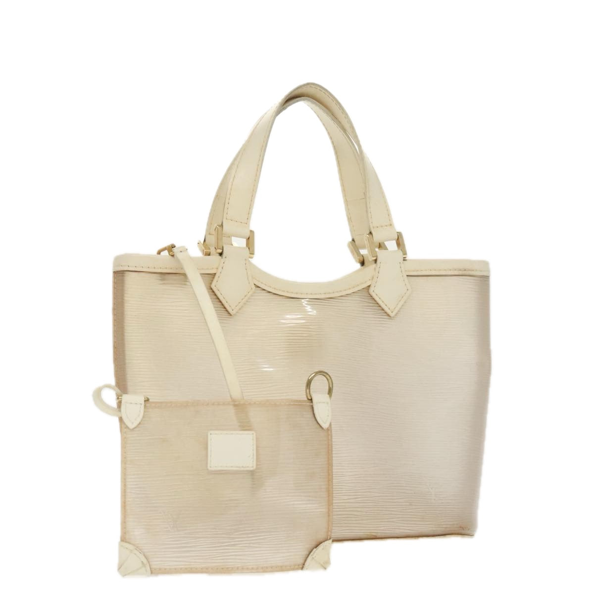 LOUIS VUITTON Epi Plage Mini Lagoon Bay Hand Bag Beige Sabre M92473 96895
