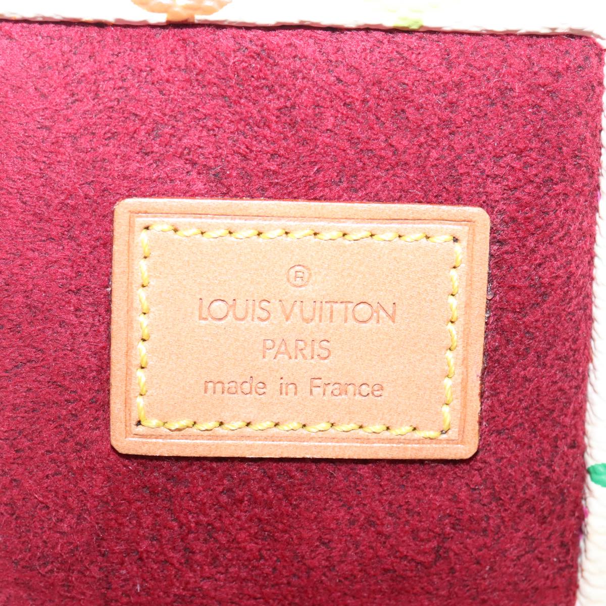 LOUIS VUITTON Monogram Multicolor Jewelry Box White LV 96899A