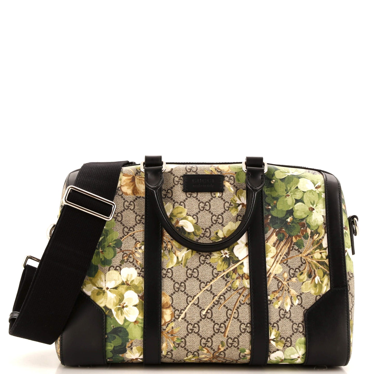 Luxury Gucci Trending 2025 Convertible Duffle Bag Blooms Print GG Coated Canvas Small