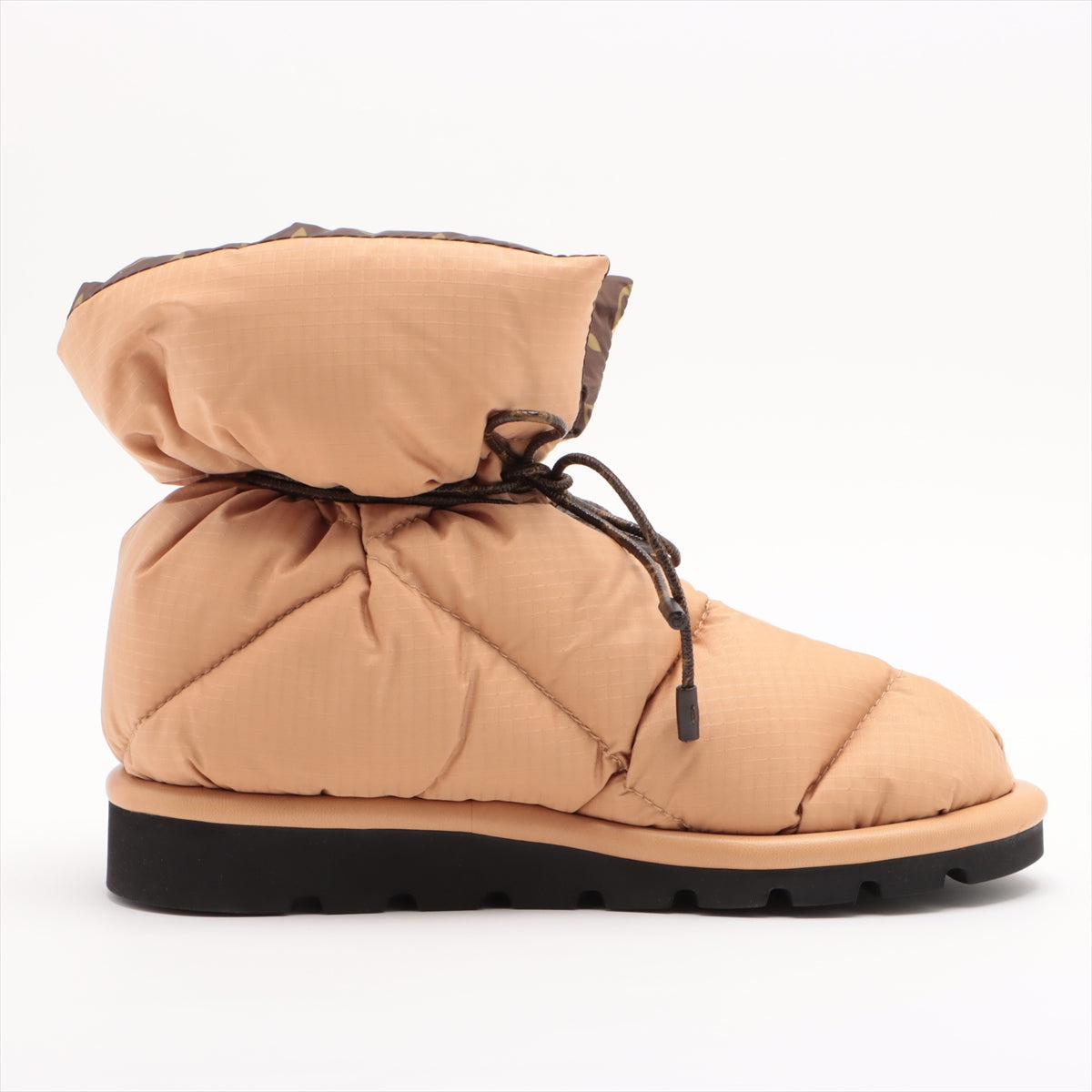 Louis Vuitton Pillowline 21 Years Nylon Boots 37  Beige SC0211 Monogram